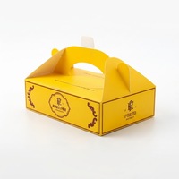 Caja Cuadrada Reforzada para Pastel, Caja de Embalaje para Pastel de Cumpleaños con Logotipo Personalizado, Caja de Cartón de Una Sola Capa, Suministro al por Mayor