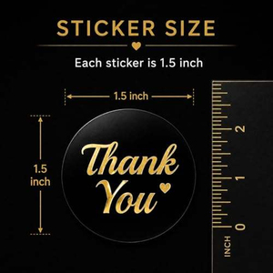 Vente flash - Étiquettes adhésives rondes personnalisées avec impression OEM, étiquettes de marque privée, estampillage à chaud, pour l'emballage - Product Image 6