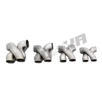 Tuyaux d'échappement en Z à dérivation automatique pour tous les modèles de voitures, super sport, tuyaux X 2,5/2,75/3/3,5 pouces en acier inoxydable, impression 3D