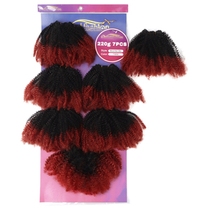 Cheveux synthétiques résistants à <span class=keywords><strong>la</strong></span> chaleur mélangés à des cheveux humains de haute qualité Orientfashion pour femmes - Product Image 4