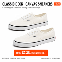 Zapatillas de Lona Personalizadas OEM de Gran Tamaño, Unisex, con Cordones, Ligeras, Transpirables, Resistentes, a la Moda, con Suela de Goma
