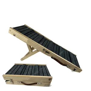 Wood Structures Lightweight Design Durable Adjustable Car Dog Ramp Small