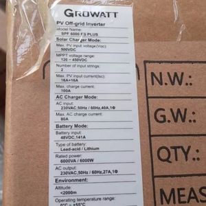 อินเวอร์เตอร์พลังงานแสงอาทิตย์ Growatt รุ่น SPF6000ESPLUS แบบ DC AC เฟสเดียว สำหรับเชื่อมต่อกับระบบไฟฟ้า พร้อมหน้าจอแสดงผลและพอร์ต USB - Product Image 3