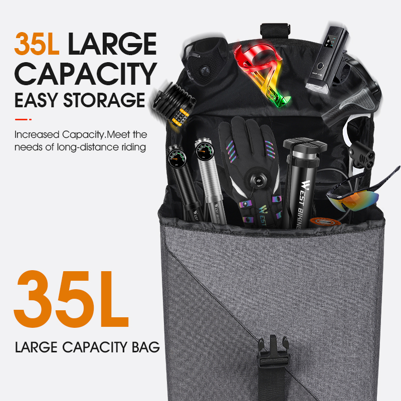 Sacoche De Selle WEST BIKING – Petit Sac De Rangement Sous-selle Pour Vélo De Route Ou VTT – Noir