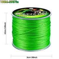 Fil de pêche tressé PE 8 brins 100M-109YDS du fabricant – Multifilament résistant, faible friction, haute résistance aux nœuds – Matériel de pêche