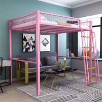 Lit en métal multifonctionnel à double couche ERDA, style moderne et simple pour chambre à coucher, avec taille et couleur personnalisables