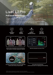 Xgrids lixel L2 Pro สแลมลิดาร์แบบมือถือ IMU Ai Ai จุดคลาวด์แบบเรียลไทม์ - Product Image 2