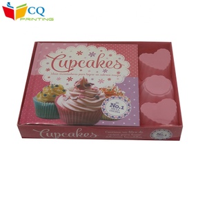 Impression couleur personnalisée, couverture rigide en carton, reliure cousue, film laminé, <span class=keywords><strong>livre</strong></span> de recettes, <span class=keywords><strong>livre</strong></span> de cuisine, catalogue de desserts, carton duplex - Product Image 5