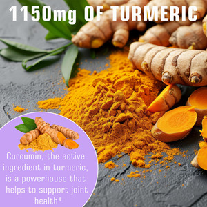 High Quality Turmeric Ginger Tablets with Black Pepper Extract <b>Supplement</b> Supports Joint Health Immune Support Herbal Tablets - Product Image 5