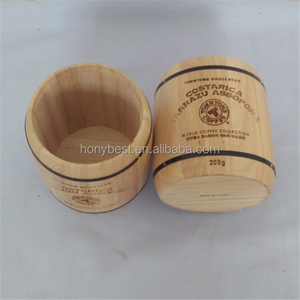 Mini Caja <span class=keywords><strong>de</strong></span> Madera en Forma <span class=keywords><strong>de</strong></span> Barril con Tapa, Barriles <span class=keywords><strong>de</strong></span> Madera para Granos <span class=keywords><strong>de</strong></span> Café, Barril <span class=keywords><strong>de</strong></span> Madera Vacío Personalizado al por Mayor para Envasado <span class=keywords><strong>de</strong></span> Café y Dulces - Product Image 5