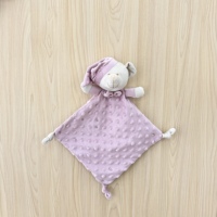 Doudou en crochet pour bébé, couverture de sécurité pour nourrisson, compagnon câlin, jouet de sécurité pour nouveau-né