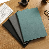 Portefeuille de CV d'entrevue en cuir de luxe avec logo personnalisé dossier de documents organiser porte-cartes de visite bloc-notes format lettre