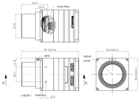 Cctv Camera Long Range Ptz Camera Laser Motorized Pan Tilt Mount Accesorios Cctv RS485/422 DC Brushless Motor