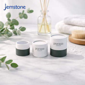 Envase de Cartón Kraft Reciclable con Logotipo Personalizado, Tubo Difusor de Aroma, Cilindro Rígido para Empaque de Crema para el Cuidado de la Piel y Perfume - Product Image 3