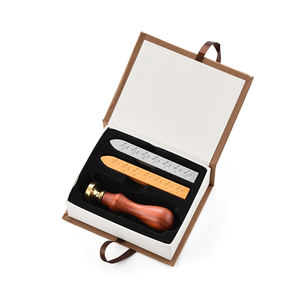 Kit de sceau de cire rétro 68 pièces, boîte cadeau pour Halloween, carte de noël, <span class=keywords><strong>enveloppe</strong></span> - Product Image 1