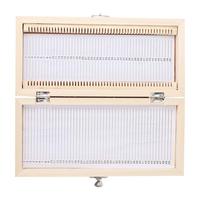Wooden Slide Box, Biology Glass Prepared Microscope Slides Wooden Storage Box 11*16 Cm With a Slide Code