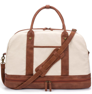 Bolsa de Viaje de Lona para Mujer, Bolsa Deportiva para Natación, Bolsa de Fitness, Bolsa de Viaje de Fin de Semana, Bolsa de Compras con Logotipo Personalizado - Product Image 3