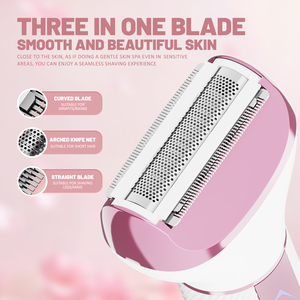 Rasoirs électriques pour femmes 4 en 1, rasoir rechargeable indolore, tondeuse bikini pour femmes, tondeuse pour poils pubiens imperméable - Product Image 5