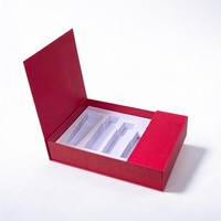 Coffret cadeau cosmétique personnalisé avec couvercle à ouverture papillon et insert en EVA, emballage pour soins de la peau, crème pour le visage, shampoing, lotion
