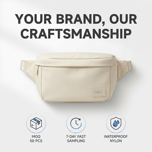 กระเ<span class=keywords><strong>ป</strong></span>๋าคาดเอว YIKU สกรีนโลโก้ตามสั่ง โรงงานรับผลิตแบบ OEM ODM ขายส่งกระเ<span class=keywords><strong>ป</strong></span>๋าคาดเอวไนลอนคุณภาพพรีเมียมสำหรับเจ้า<span class=keywords><strong>ของ</strong></span>แบรนด์ ขั้นต่ำในการสั่งซื้อน้อยเพียง 50 ชิ้น - Product Image 3