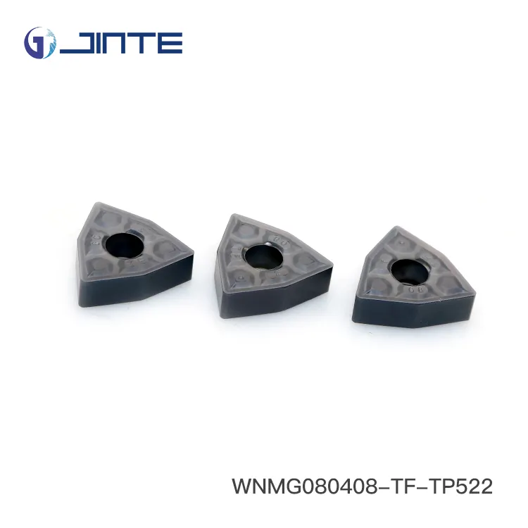 Prezzo all'ingrosso WNMG080408-TF PVD Inserto In Metallo Duro Utensili di Tornitura per Acciaio Inox