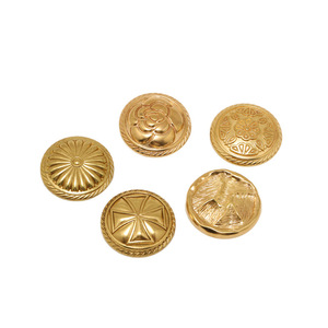 Rivets à vis en laiton massif faits à la main, rivets à pointes DIY, forme de fleur de <span class=keywords><strong>marguerite</strong></span> pour vêtements, chaussures, placage, rivets pour sacs - Product Image 4