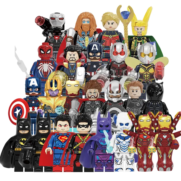 Super Heroes MK85 Ant-Man Spider loki Bat Doctor Strange Man Mini Building Block Toys For Kids