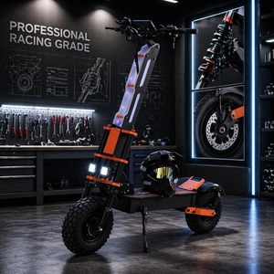 Scooter Eléctrico X8 de 10000W con Doble Motor, 80KM/H, 60V, 40Ah, Batería de Litio de Largo Alcance, Frenos de Disco Hidráulicos para Adultos - Product Image 3