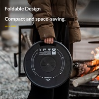 Table basse pliante multifonctionnelle légère en alliage d'aluminium, portable, pour le camping, les voyages et les activités tactiques en extérieur