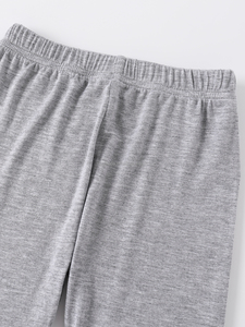 בד קפיץ בייבי פעוטות שרוול קצר צמרות מכנסיים ארוכים קריקטורה 2 חתיכות פיג 'מה סטים לילדים - Product Image 5