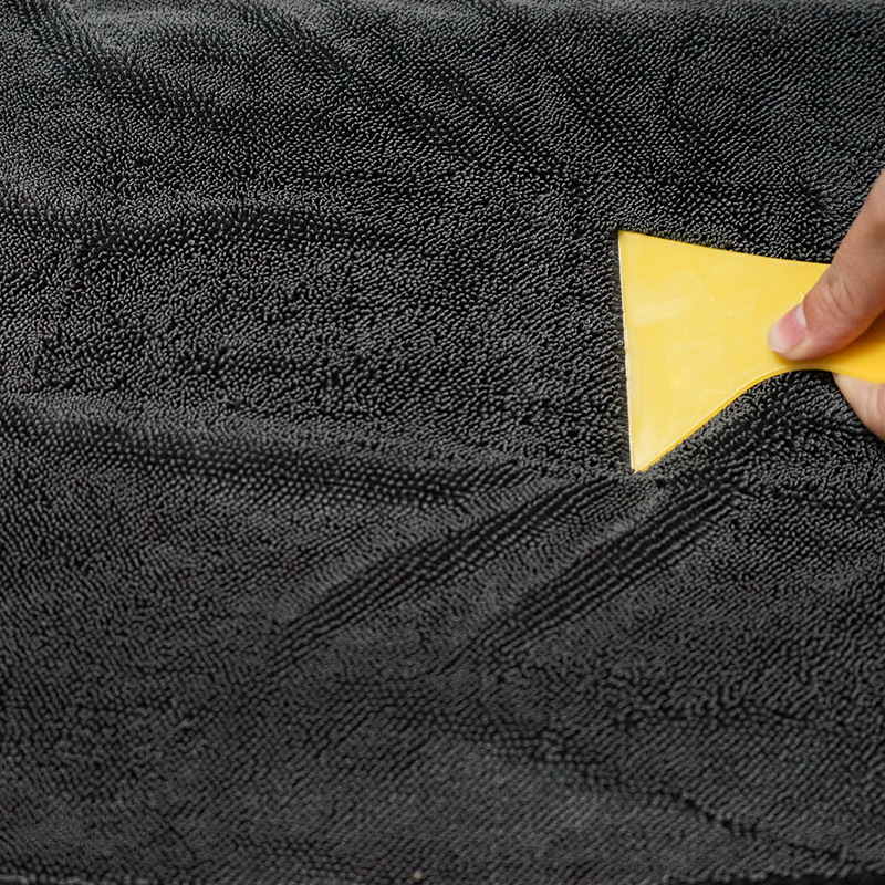Polyester-nylon braided handkerchief, 30*40cm (black edging)