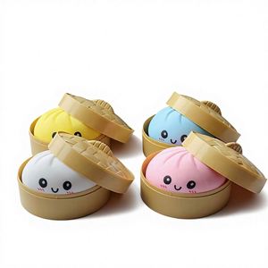 Trendy TPR Stress Release Cartoon Soft Dumpling <b>Squishy</b> Toy Steamed Bun Squeeze Decompression Toy Needoh <b>Squishy</b> Toy - Product Image 1