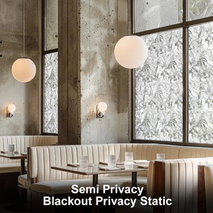 Ventana <span class=keywords><strong>de</strong></span> hielo triturado PVC privacidad se aferra decorativo UV bloque vinilo vidrieras ventana calcomanías <span class=keywords><strong>cocina</strong></span> Oficina - Product Image 5