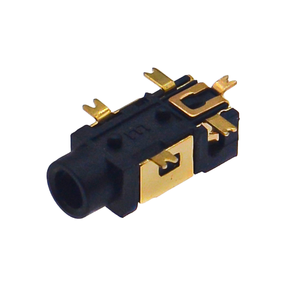 Prise audio PJ-209 2,5 mm, montage SMT 5 broches avec contacts plaqués or pour PC/ordinateur, connecteur femelle à montage en surface - Product Image 3