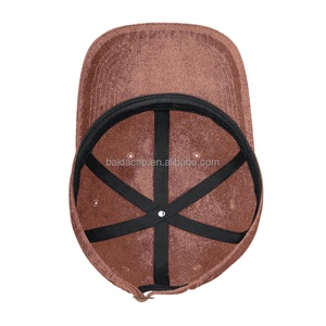Gorra de Béisbol Personalizada de 6 Paneles, Sin Estructura, de Gamuza, Venta al Por Mayor de Fábrica, Gorra Deportiva con Bordado 3D - Product Image 6