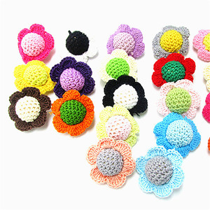 <span class=keywords><strong>Perles</strong></span> crochetées en coton pour collier de bébé, pierres en <span class=keywords><strong>bois</strong></span>, pour bijoux de grande taille, 30mm, vente en gros - Product Image 5