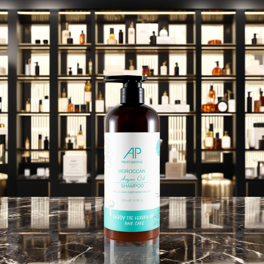 OEM Private Label Cosmetic Hair Care Products Smoothing Moisturizing Argan Oil Hair Shampoo