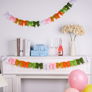 Lazo de Fieltro de 10 cm Personalizable en Colores del Arcoíris, Pancarta de Cumpleaños para Bodas, Aniversarios, Decoración de Exteriores y Festividades - Product Image 6