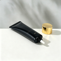 Tube souple vide en PE avec long bec, imprimé sur mesure, pour crème contour des yeux, BB crème, écran solaire, soins de la peau, emballage cosmétique à marque privée