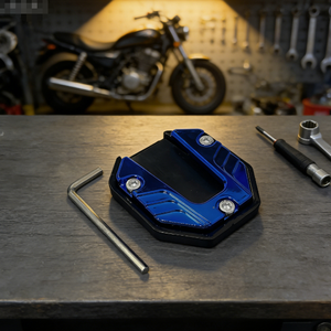 Plaque de support latéral élargie pour moto et véhicule électrique - Accessoires de modification en alliage d'aluminium CNC - Marque OEM - Product Image 5