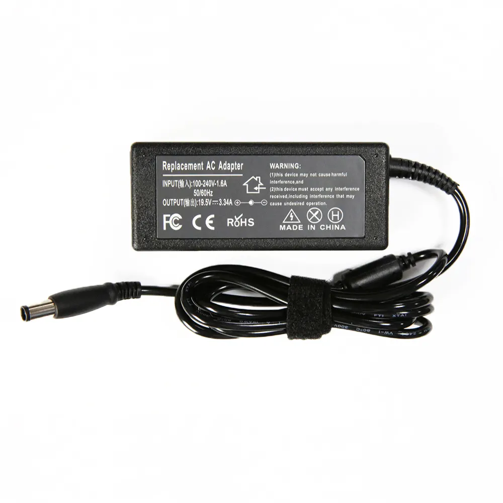 Laptop AC Power Charger Adapter 65W 19.5V 3.34A Power Supply Charger for Dell Inspiron 15 5558 3558 3551 3552 5551 5559