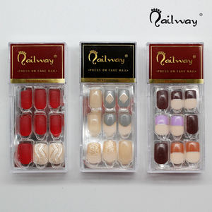 3D prensa Artificial <span class=keywords><strong>uñas</strong></span> decorativas brillo Fakenail 24 <span class=keywords><strong>uñas</strong></span> caja conjuntos medio Plaza personalizar, <span class=keywords><strong>uñas</strong></span> postizas, pulse en <span class=keywords><strong>uñas</strong></span>, - Product Image 6