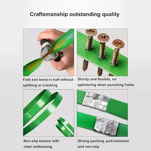 1000ft rộng màu xanh lá cây Pet Dải đóng đai Chúng tôi đóng gói giải pháp cho an toàn gói - Product Image 5