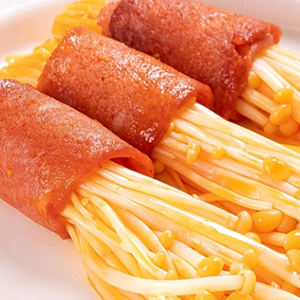 Compagnon de nouilles de <span class=keywords><strong>riz</strong></span> en pot savoureux Enoki aux champignons épicés conservés au sel - Product Image 3