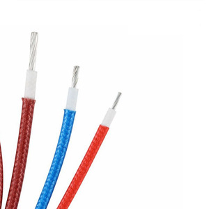 Câble tressé <span class=keywords><strong>isolé</strong></span> en caoutchouc fibre de verre 450/750V cuivre étamé gaine en silicone H05SJ-K câble de câblage domestique - Product Image 3