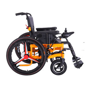 Silla de Ruedas Eléctrica Plegable Ligera en Oferta, <span class=keywords><strong>Motor</strong></span> de 500W, Batería de 12AH 20AH 30AH, Alcance de 45km - Product Image 4