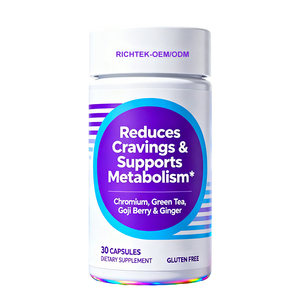 Metabolisme & suplemen dukungan energi, 1000 Mcg kromium, teh hijau, <span class=keywords><strong>Goji</strong></span> <span class=keywords><strong>Berry</strong></span>, jahe-30 kapsul - Product Image 1