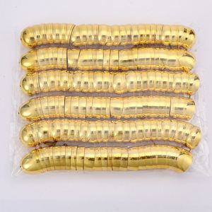 Ready Stock 6X4.5cm <b>Easter</b> <b>Egg</b> Plastic Lottery Eggshell with Opening Electroplated Customizable 50-Pack <b>Wholesale</b> - Product Image 4
