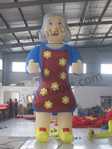 Personajes <span class=keywords><strong>de</strong></span> dibujos animados inflables <span class=keywords><strong>de</strong></span> los Países Bajos. Inflable Abraham y Sara, el lindo abuelo y abuela inflables - Product Image 3
