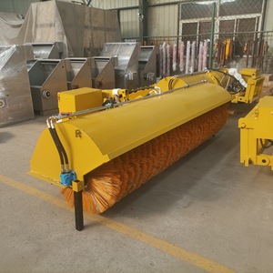 แปรงปัดหิมะติดรถยนต์แบบล้อเลื่อน แปรงด้านหน้าถอดออกได้ เครื่องกำจัดหิมะขนาดใหญ่ สำหรับรถทำความสะอาดถนนในเขตเทศบาล รถดัดแปลงสำหรับกำจัดหิมะ - Product Image 3